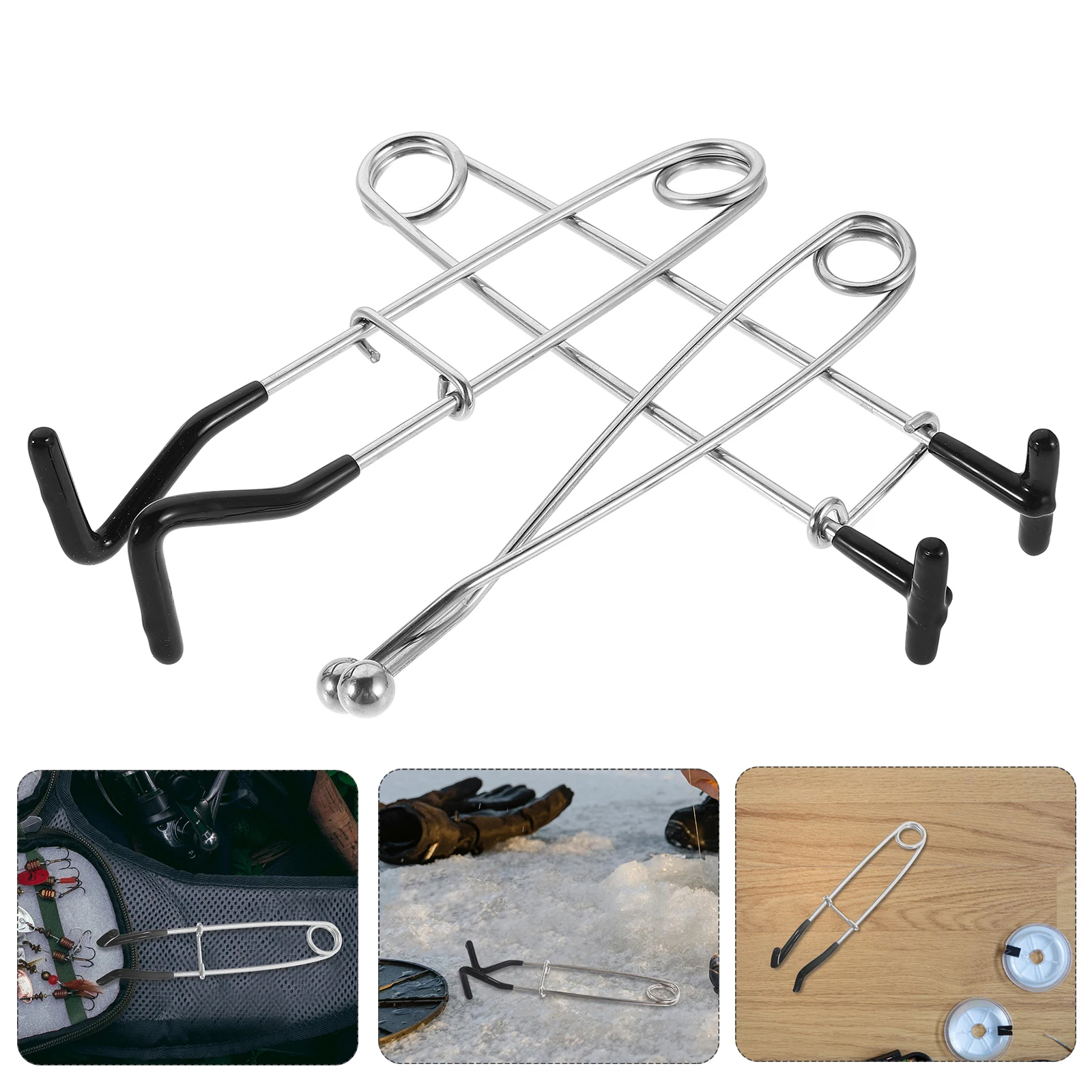 

3 Pcs Fish Opening Dilator Claw Gripper Clip Clamp Catching Pliers Stainless Steel Compact