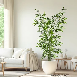 130-210cm Artificial Bamboo Greenery Leaves Fake plants Outdoor artificial plants for Wedding Home Hotel garden room Decoration