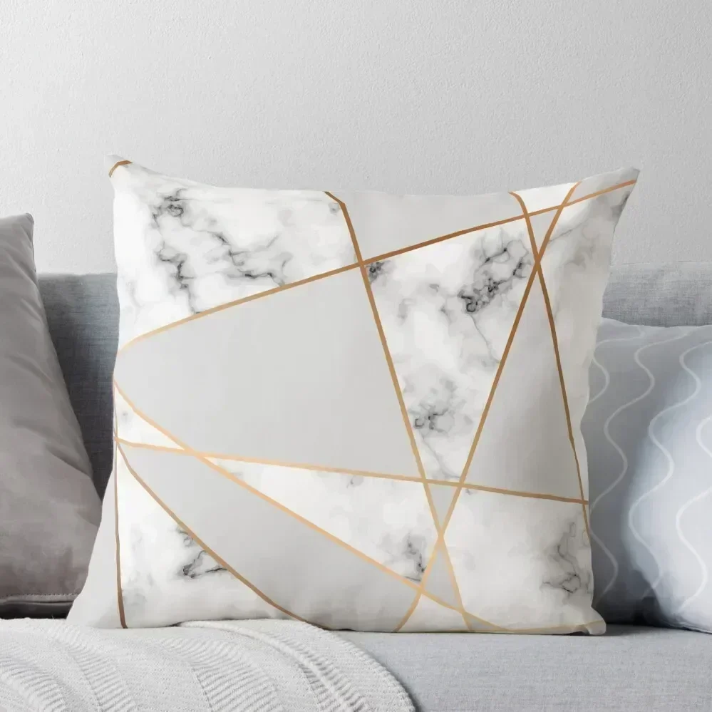 

Copper smokey marble geo Throw Pillow New year Bed pillowcases Christmas Covers Pillowcases Bed Cushions pillow