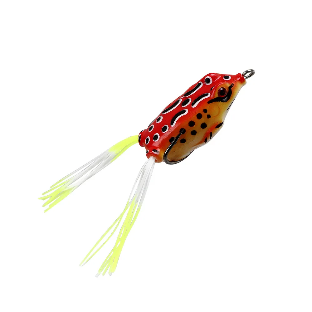 5/8/13g Realistischer Köder im Frosch-Stil aus Weichplastik mit nach oben gebogenen Doppelhaken, schwimmender Weichköder zum Fang von Schwarzbarschen – Detail 7