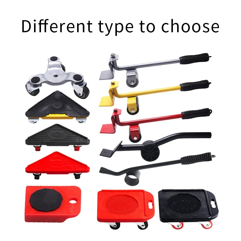 Furniture Moving Wheel 400 KG Capacity Labor Saving One Person Operation for Bed/Appliance Moving Tool Household Commercial Use