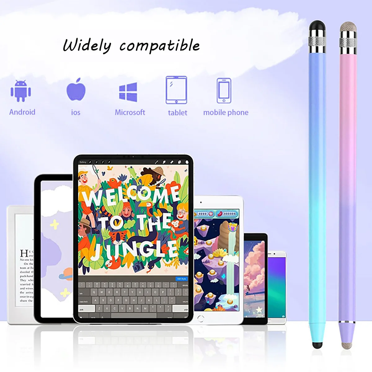 1-Pack Touch Pen, Suitable for Tablets, Universal Capacitive Pen Tip, Compatible with Mainstream Apple/Android Phones and Tablets on the Market. - view 6
