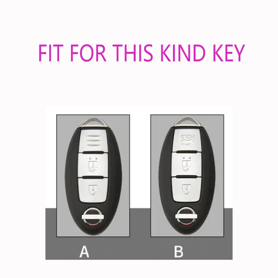 TPU Car Key Cases for Nissan Juke X-trial Qashqai Micra Leaf Note Murano Lafesta 2 Buttons Smart Remote Control Protector Cover