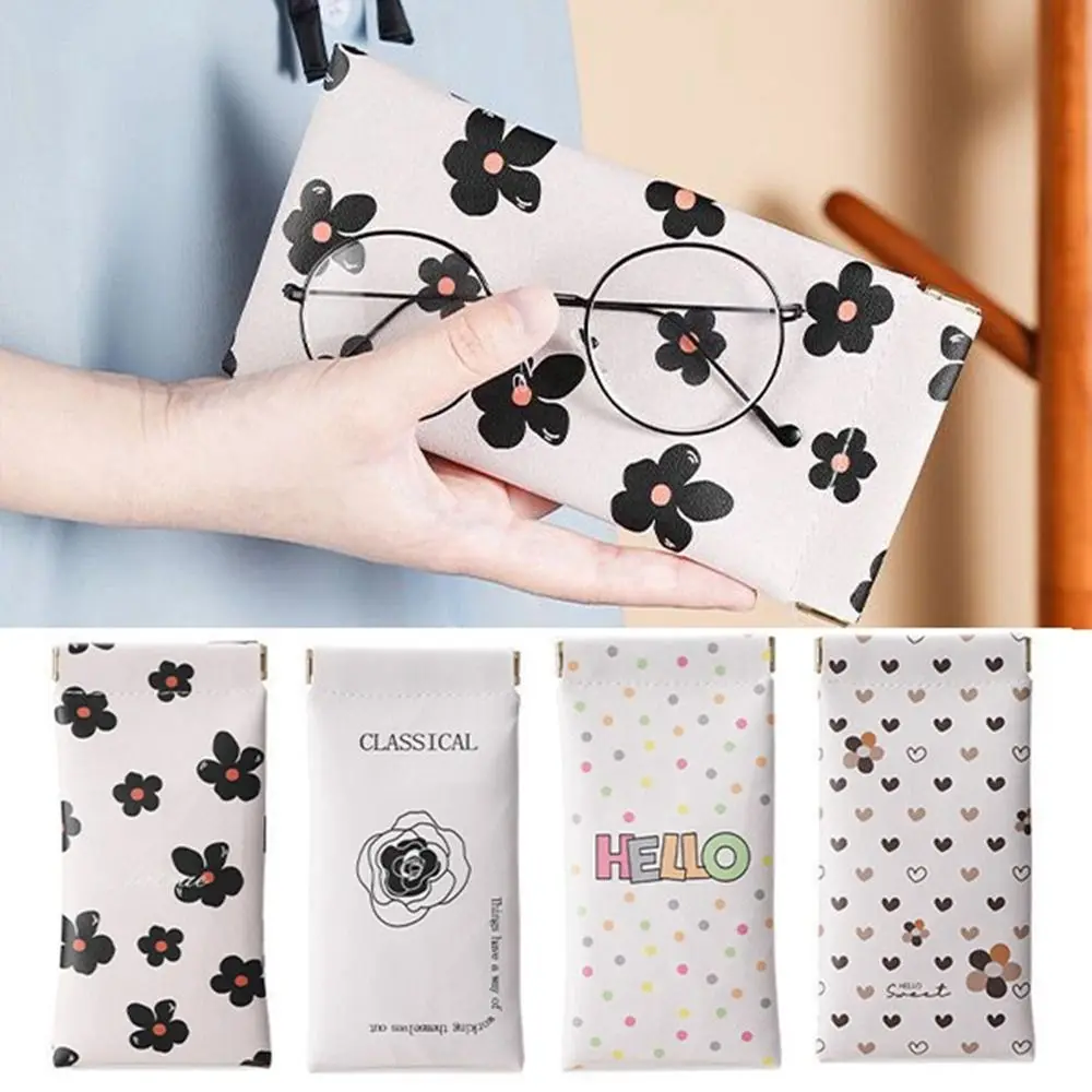 

Portable Glasses Storage Bag Automatic Closed Glasses Case Pouch Glasses Protective Cover Eyewear Storage Bag Sunglasses Case