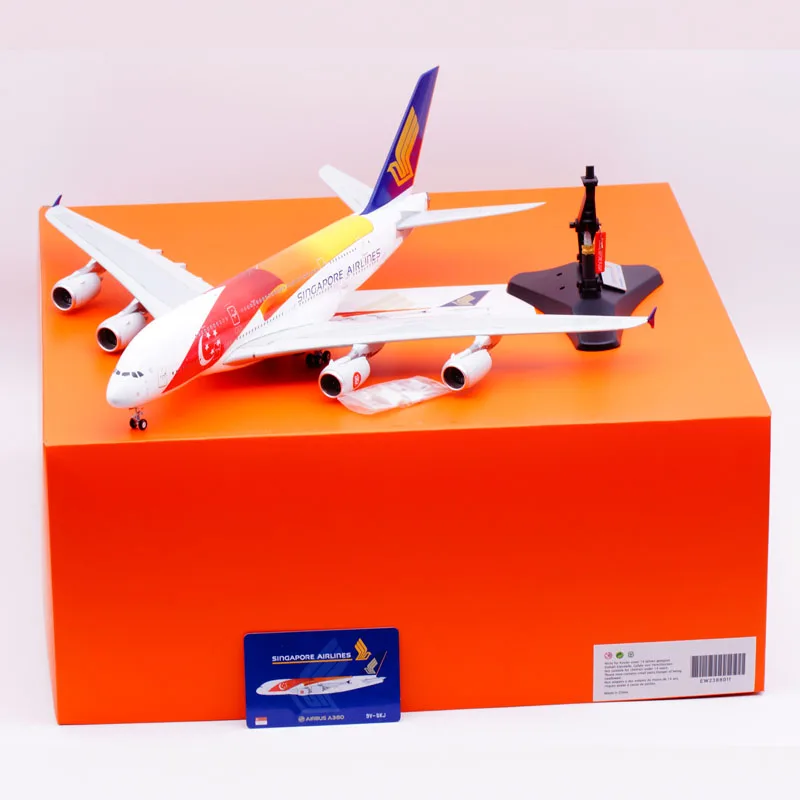 

EW2388011 Alloy Collectible Plane Gift JC Wings 1:200 Singapore Airlines StarAlliance Airbus A380 Diecast Aircraft Model 9V-SKJ