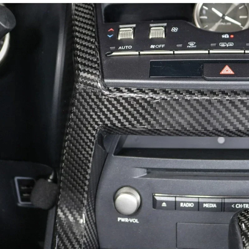 Custom Precise Fit Anti-Scratch Interior Mod Decor For Lexus NX200/NX300/NX300h 2018-2021 Real Carbon Fiber Center Panel Cover