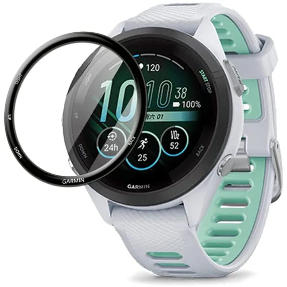 BEHUA HD واضح فيلم ل Garmin Forerunner 265 S 265 SmartWatch الغطاء الواقي ثلاثية الأبعاد تغطية حامي الشاشة المضادة للخدش الأفلام