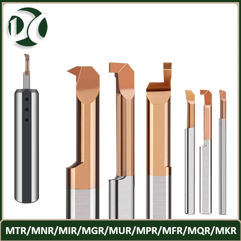 1 Set MTR/MNR/MIR/MGR/MUR/MPR/MFR/MQR/MKR Small Boring Bar Set Solid Carbide Anti-Vibration Internal Boring Tools for Machining