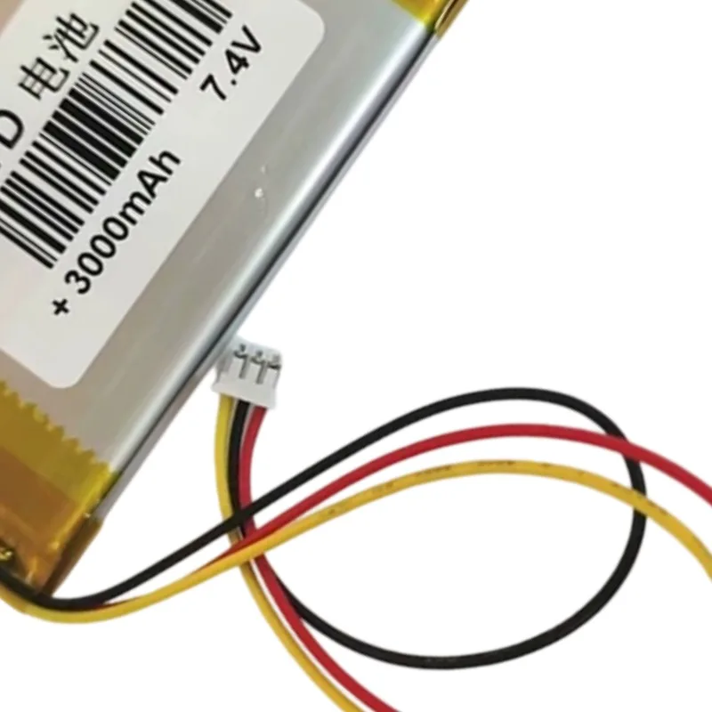 Replacement battery 7.4V 3000mAh 3 line Mobile Portable DVD EVD Video Disc Player VCD lithium polymer rechargeable battery