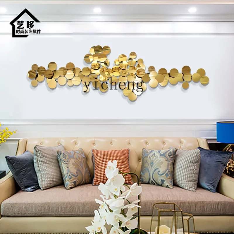 metal wall hanging living room dining room wall decoration background wall decoration three-dimensional pendant