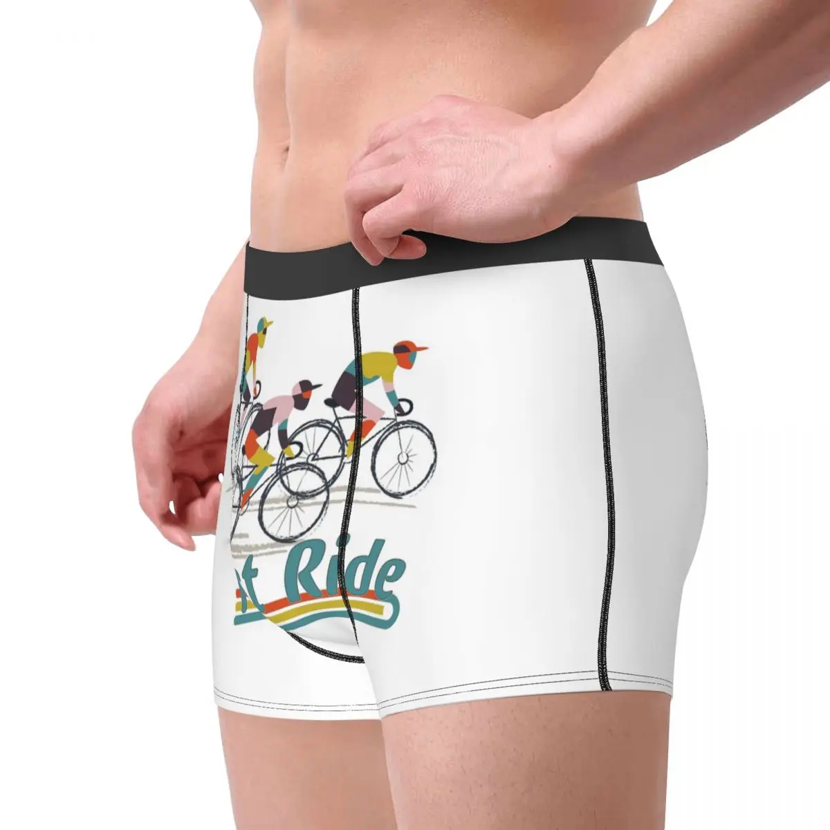 سراويل داخلية بوكسر ركوب لفوز سراويل داخلية للرجال تهوية لهدايا أوم رجل صديقها