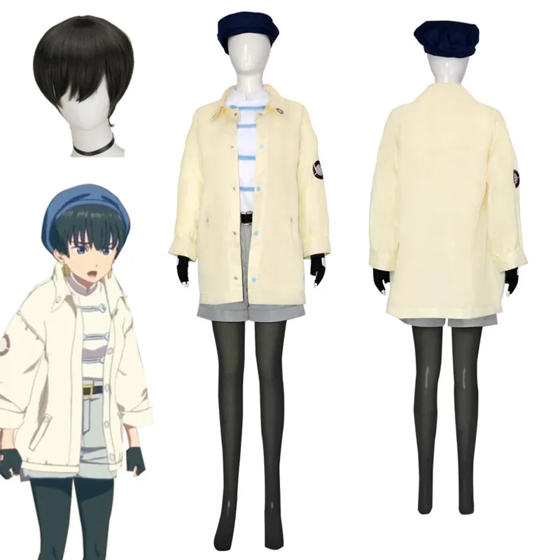 Pakaian Cosplay Anime Trigun Stampede Meryl Stryfe kostum Cosplay pakaian wanita pakaian pesta karnaval Halloween setelan untuk wanita mantel Cosplay