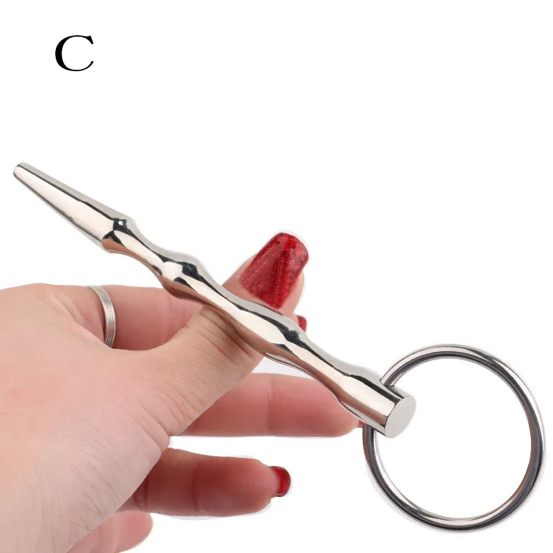 6 Styles Stainless Steel Beaded Urethral Sounds Dilator Penis Plug Insert Rods Stimulators Urethral Beads Sex Toys For Men Gay