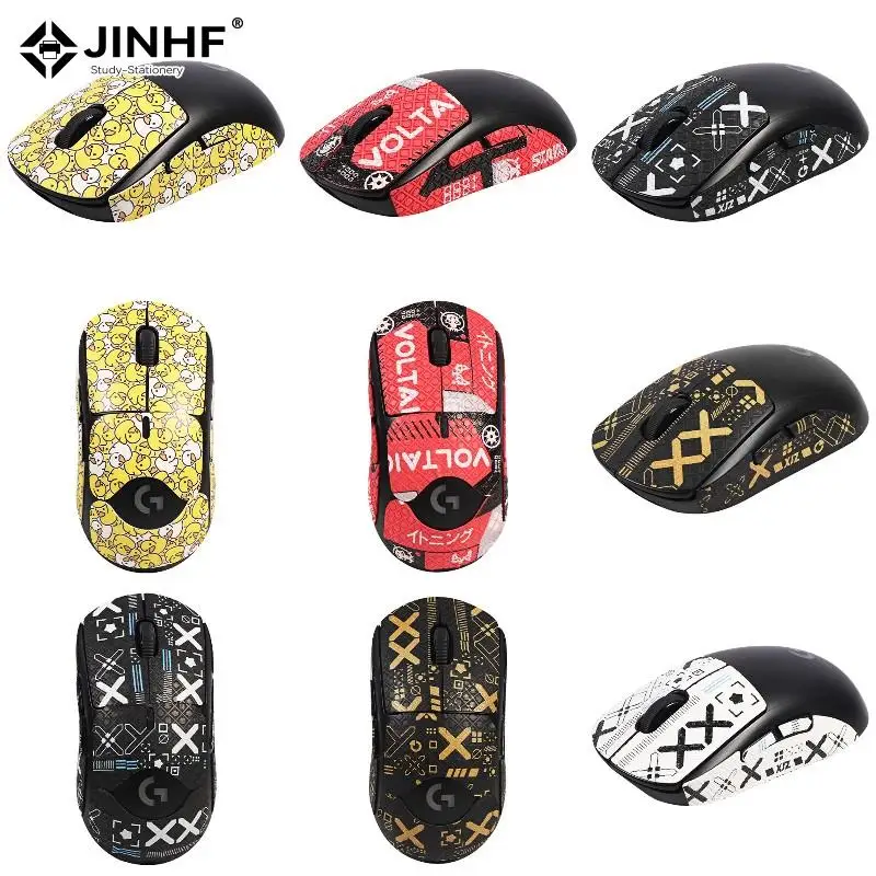 Mouse Grip Tape Skate Sticker Non Slip Suck Sweat Mouse Sticker For Logitech G Pro GPW 1 Self Adhesive Mouse Decoration Decals