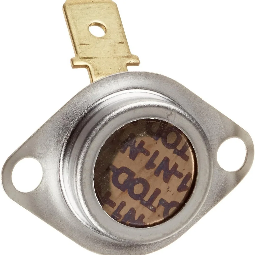 Black Bimetal Auto High Limit Thermostat 99C For Alliance Laundry Dryer Replacement Heating Element Safety Switch