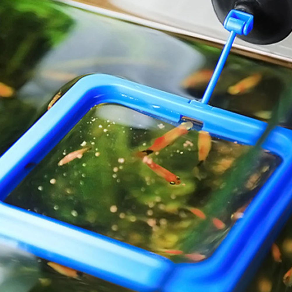 

4pcs Fish Feeding Rings Adjustable Buoyancy Thickened Durable Reusable Floating Fish Food Feeder Circle For Small Aquariums