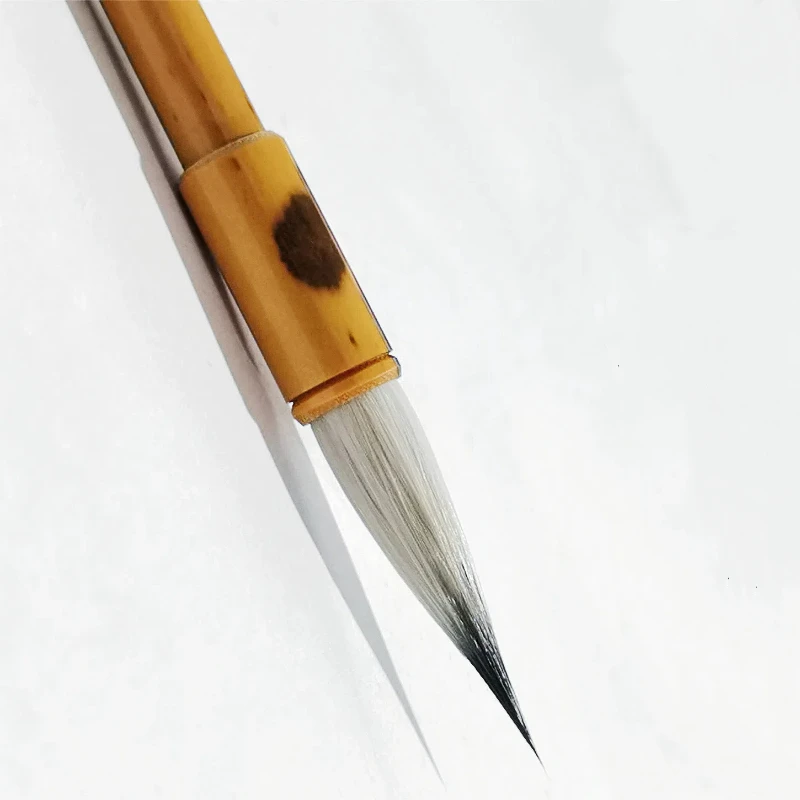 Multiple Hair Slender Gold Brush Rabbit Hair Small Regular Script Running Cursive Script Brush Chinese Painting Line Drawing Pen