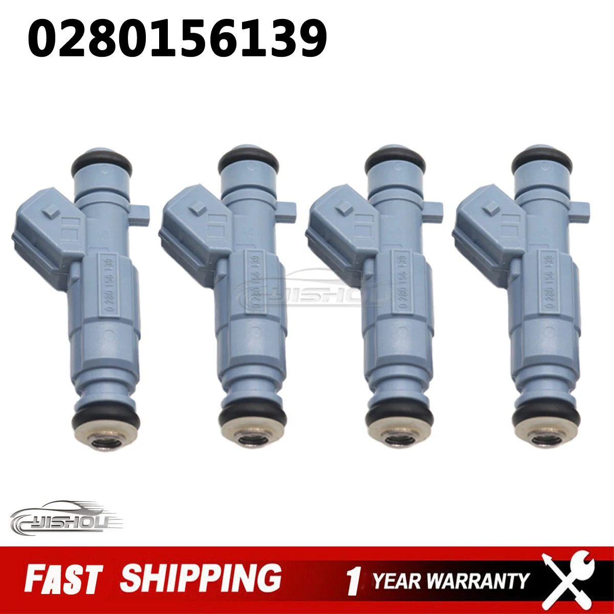 

Nozzle Fuel Injectors For Peugeot 206 307 Citroen C4 2003-2010 9642872780 0280156139