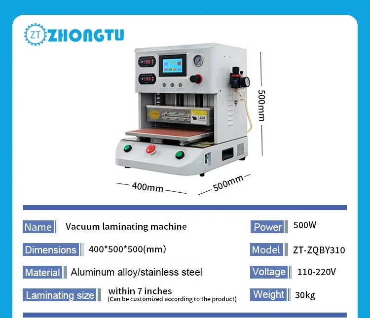 Universal Mobile Phone Repair Equipment Lcd Touch Screen Separator Glass Separating Oca Laminating Machine All in One