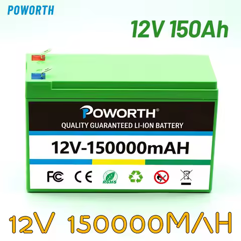 12v Rechargeable Battery 180AH Lithium Iron Phosphate Battery with BMS for Reliable RV, Off-Grid, Marine &amp; Solar Applications