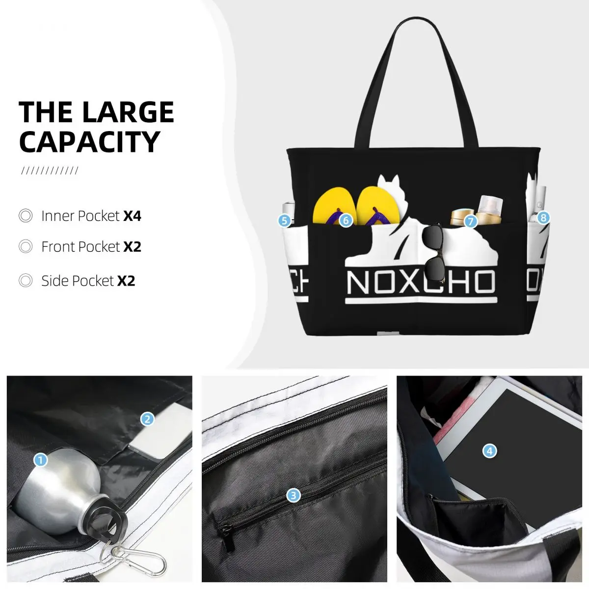 الشيشان بورز حقيبة حمل على الشاطئ حقيبة رياضية رياضة اليوغا واق من المطر حقيبة حمل كبيرة المرأة حقيبة سفر حقيبة اللياقة البدنية