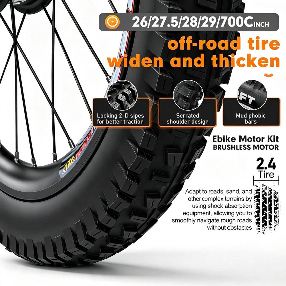 Kit de conversión para bicicle - Ebike Conversion Kit 72V 3000W reseña y precio