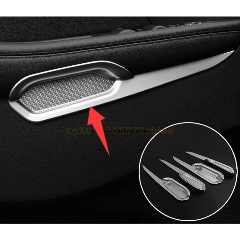 

For Ford Explorer 2016-2017 2018 2019 Car Inner Door Armrest Handle Strip Cover Trim Interior Accessories