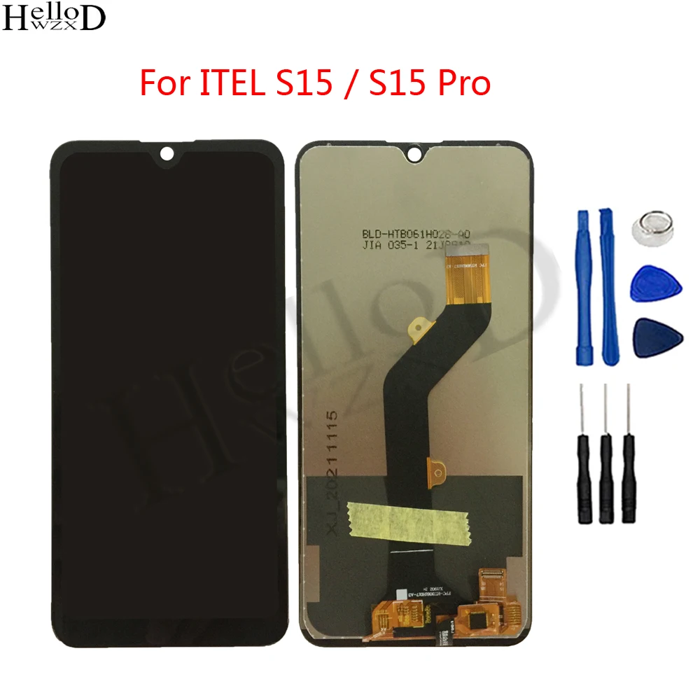 

6.1 inch New Tested LCD Display For ITEL S15 S15 Pro LCD Display Touch Screen Digitizer Assembly Replacement+Tools