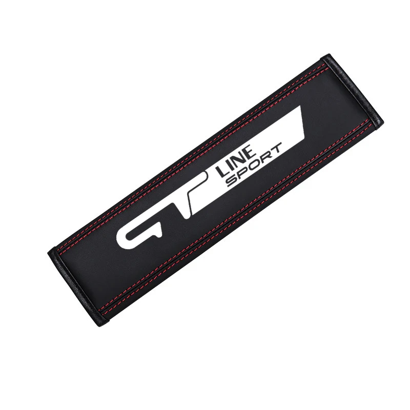 For Renault Sport GT Line Top leather material automotive seat belt cover shoulder protector
