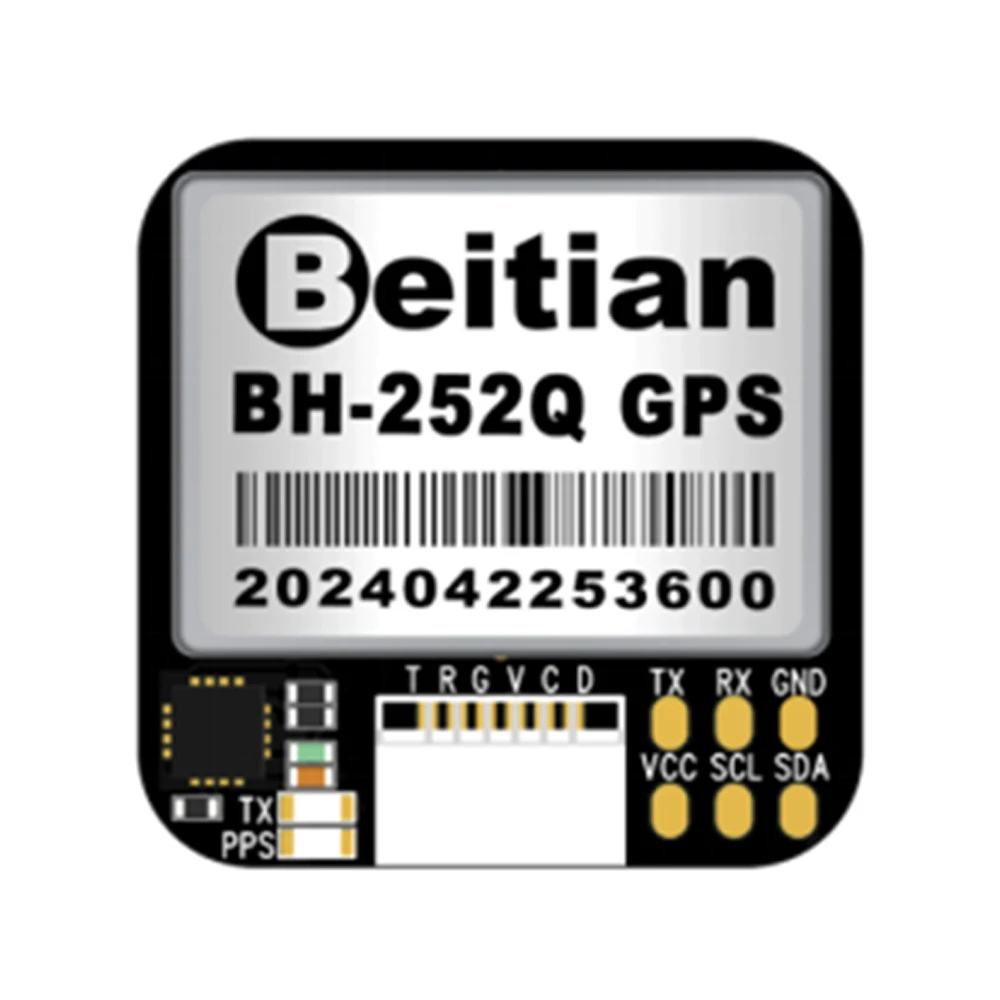 

Beitian BH-252Q GPS Module With QMC5883 Compass NMEA U-B-X Dual Protocol for FPV Return Rescue Racing Drone RC Airplane
