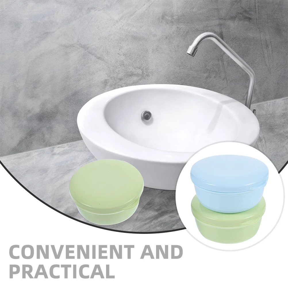 

4Pcs Portable Soap Box Travel Washing Holder Camping Dish Plastic Bar Container Sealed Lid Design Lightweight Kitchen Bathroom