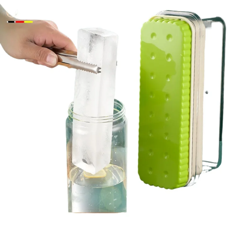 

LH long ice grid household ice cube mold large bartending ice box artifact
