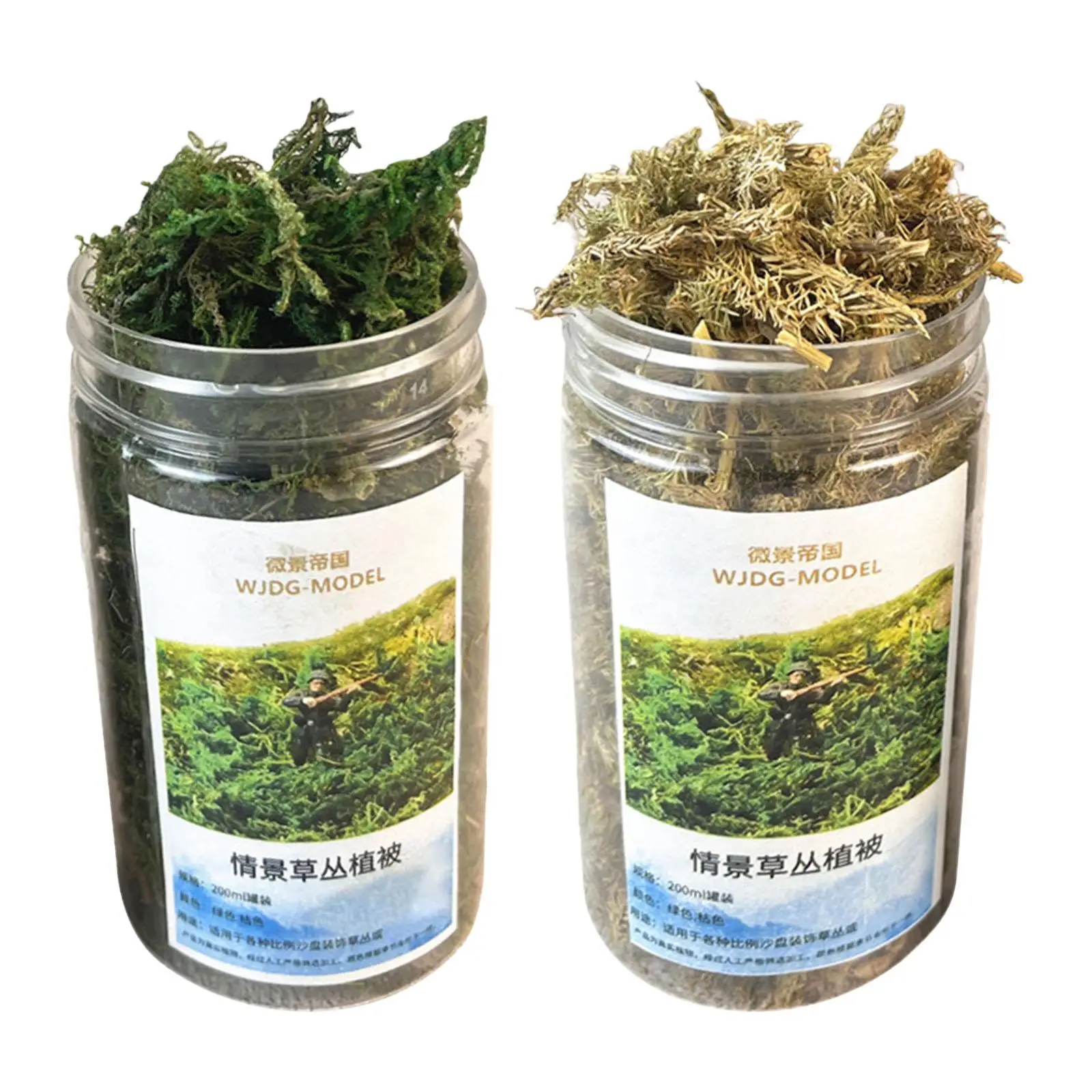 Miniature Grass Tuft Miniature 1/35 Wasteland Tuft Terrain Gaming Terrain แบบคงที่