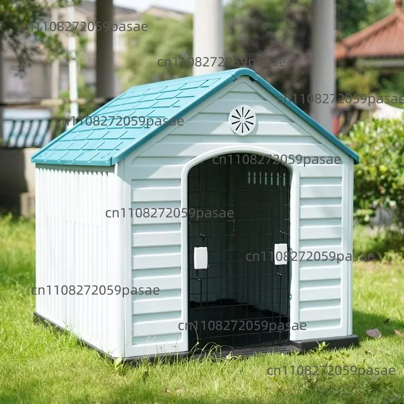 Outdoor medium and large dog kennel rainproof summer dog house