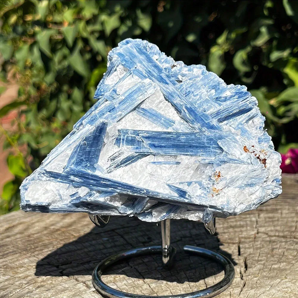 Rare Blue Crystal Natural Raw Kyanite Rough Gemstone Mineral Specimen Healing Home Decoration Rock Unique Crystal Decor