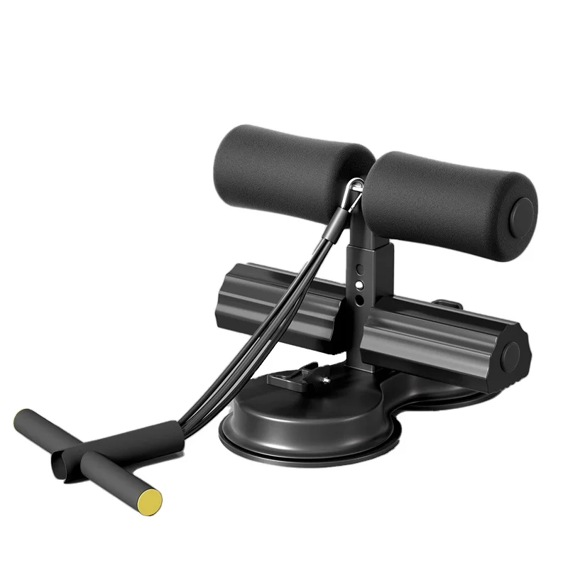 ABS Material Sit-up Aid Adjustable Trainer with Suction Cup and Resistance Belt for Abdominal Exercise