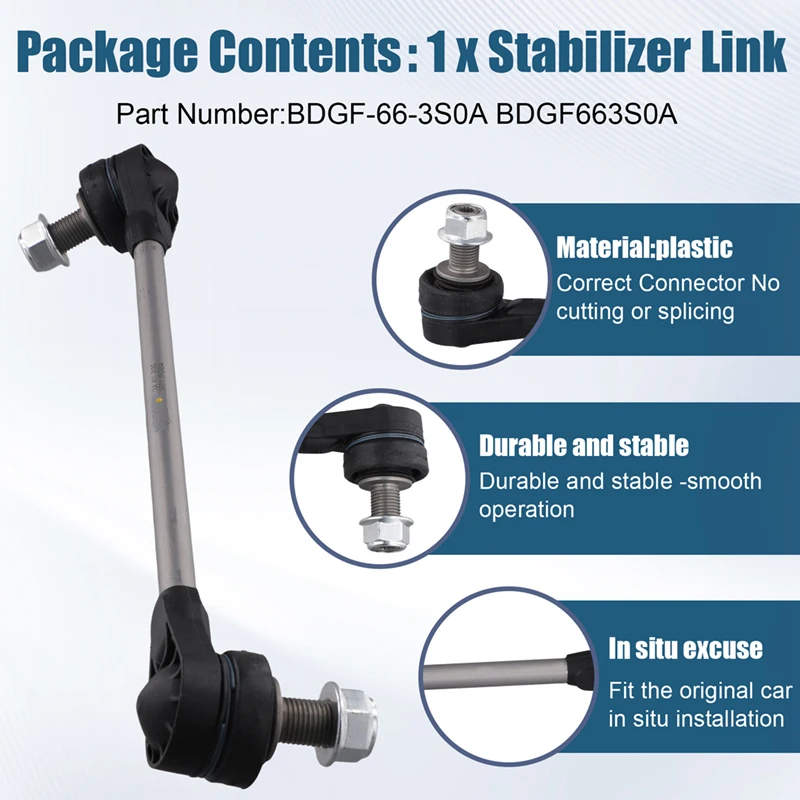 

ABTC-Coupling Rod Stabilizer Link CONNECTOR Knuckle Washer Suspension Bar For VW ID.3 ID.4 ID.6 1ED411315 1EA411315