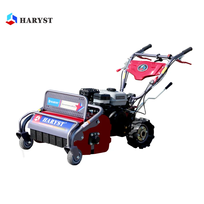 Mini 500mm All Terrain 9hp  Hand Pushed Wheeled Lawn Mower for Grass Cutting