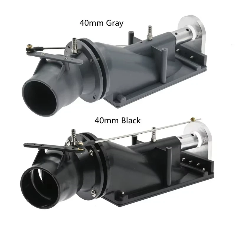 Jet Pump Water Thruster 40Mm Large Diameter Upgrade Spare Part Remote Control Rc Boat Servo Propulsion Gray Black