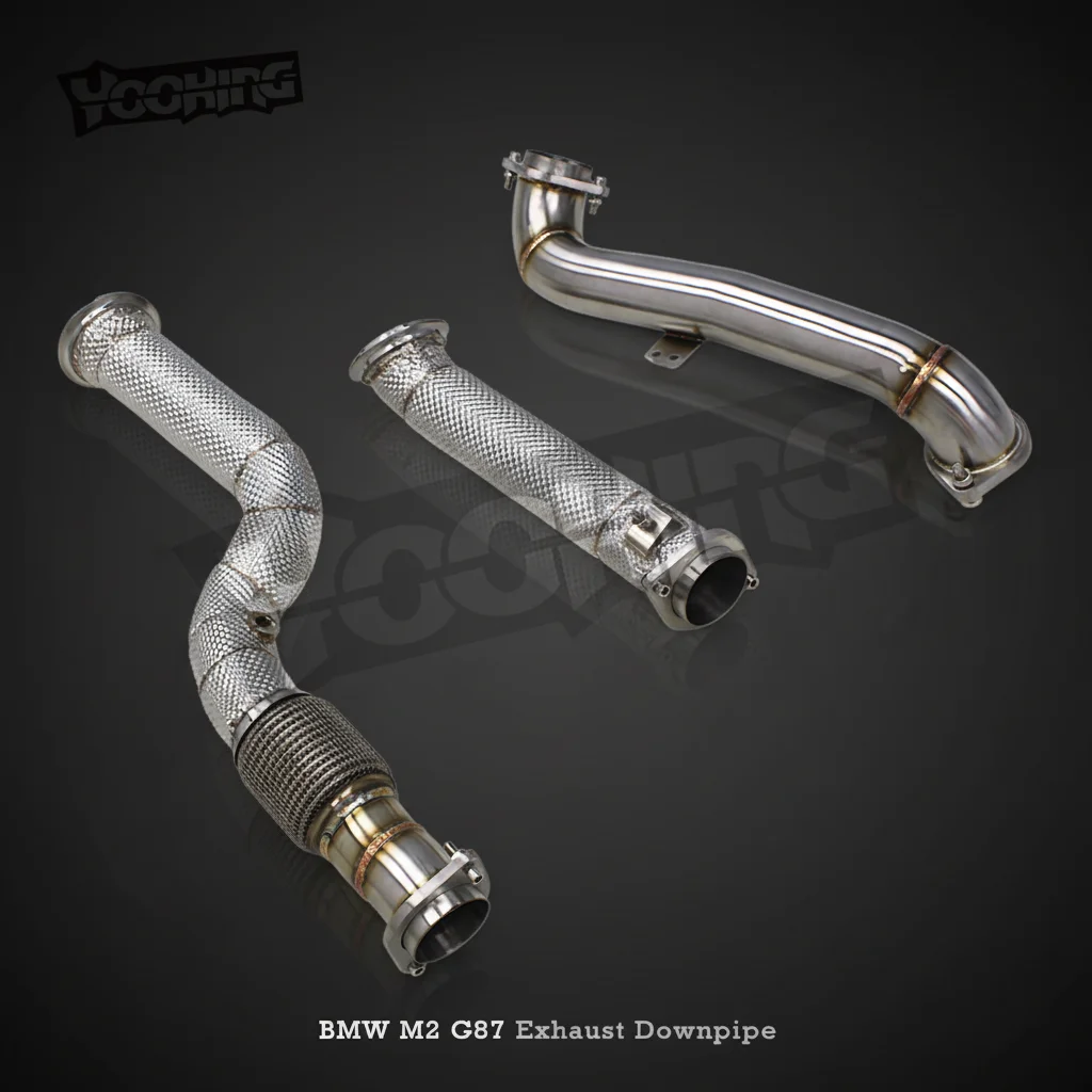 

Yooking Exhaust Downpipe For BMW M3/M4 G82 G80 G83 G8X 3.0T Downpipe In Stock Heatshield Header Exhaust Pipe