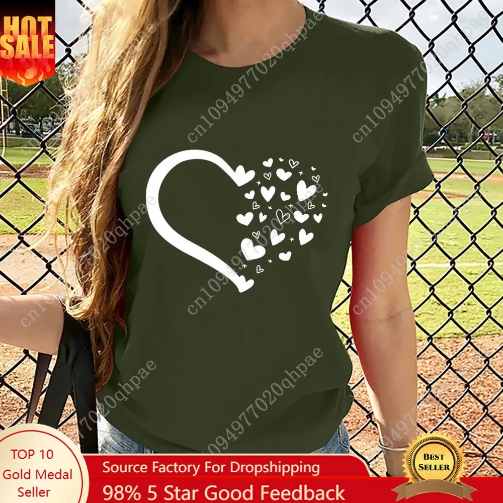 

Babysbule Women's Tops Women Girls Plus Size Sunflower Print Tees Short Sleeve T Shirt Blouse Tops