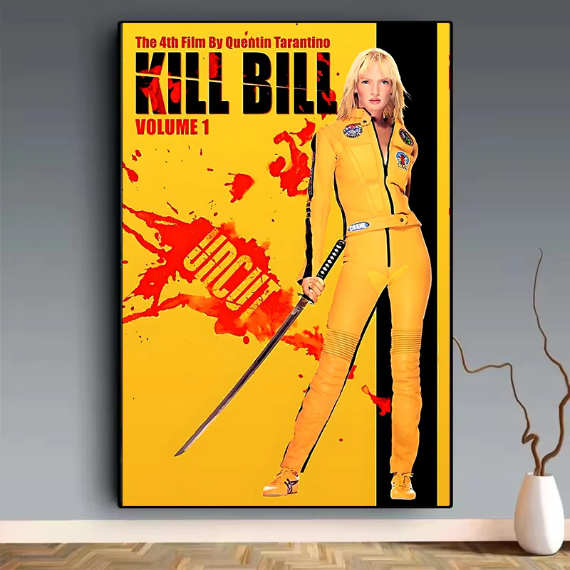 Classic Hot Movie Kill Bill Poster Film Canvas Painting Modern Wall Art Prints Bedroom Study Studio Living Room Home Decoration