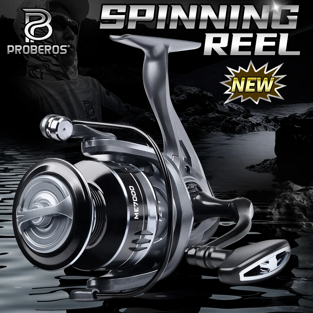 

PROBEROS Fishing Reels- 2+1 BB, Light and Smooth Spinning Reels, CNC Machining Spool， Saltwater and Freshwater Fishing