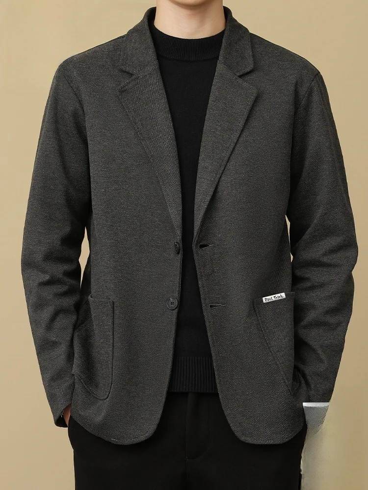 

Мужское шерстяное пальто Paul Frank с флисовой подкладкой, весеннее, высококачественное, теплое, из ткани с принтом обезьянки, повседневное, модное, стильное