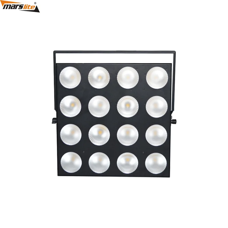 

16 шт. 30W COB Профессиональный сценический концертный светильник 3-в-1 RGB с полным цветовым спектром, эффектом стробоскопа и матричным эффектом для сцены