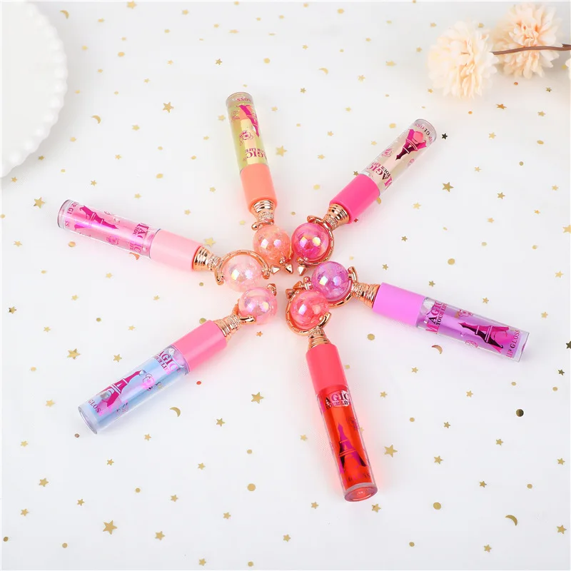 24Pcs 6Colors Globe Design Color Changing Lip Gloss Set PH Tinted Hydrating Moisturizer Magic Liquid Lipstick Lips Cosmestic