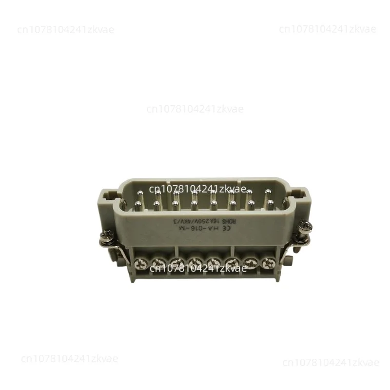 

Heavy load connector small 16 pin male female junction box rectangular plug socket HA-16-MF connector