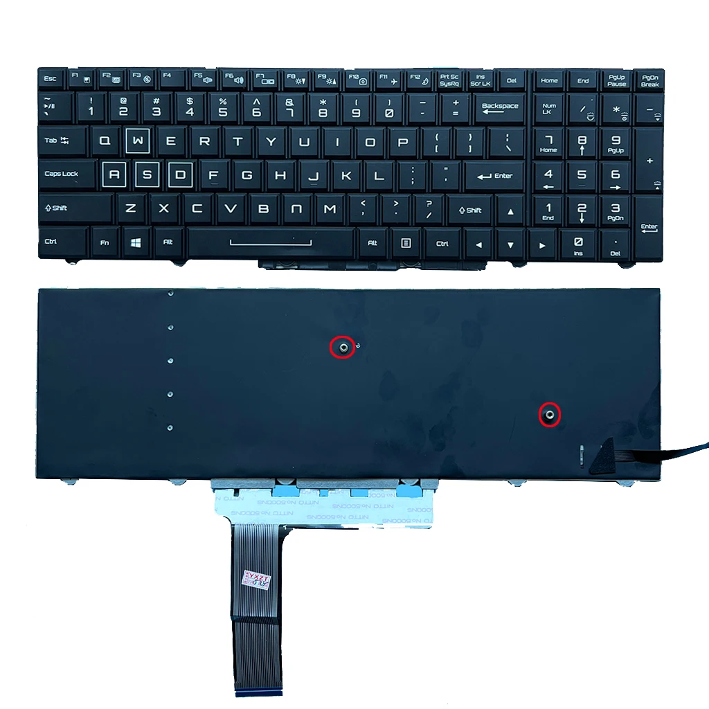 New US RGB Backlit Keyboard For Clevo P750 P751 P755 P770 P771 P775 P870 P750TMG P750TM1-G DM-G ZM P751TM1-G Black English