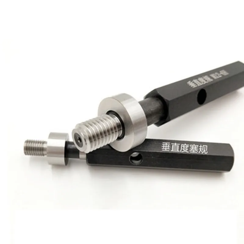 

Thread plain gauge tool M2.5 M3 M4 M5 M6 6H high precision screw thread verticality plug gauge support customize go nogo