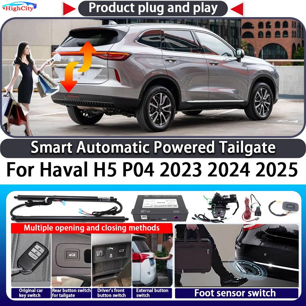 

For Haval H5 P04 2023 2024 2025 OEM Smart Automatic Powered Tailgate Key Control Trunk Lift Close Kit Electric Power Tailgate